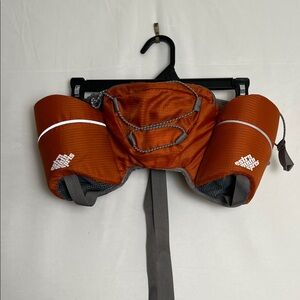 Orange Hydration Waist Pack with Dual Bottle Pockets